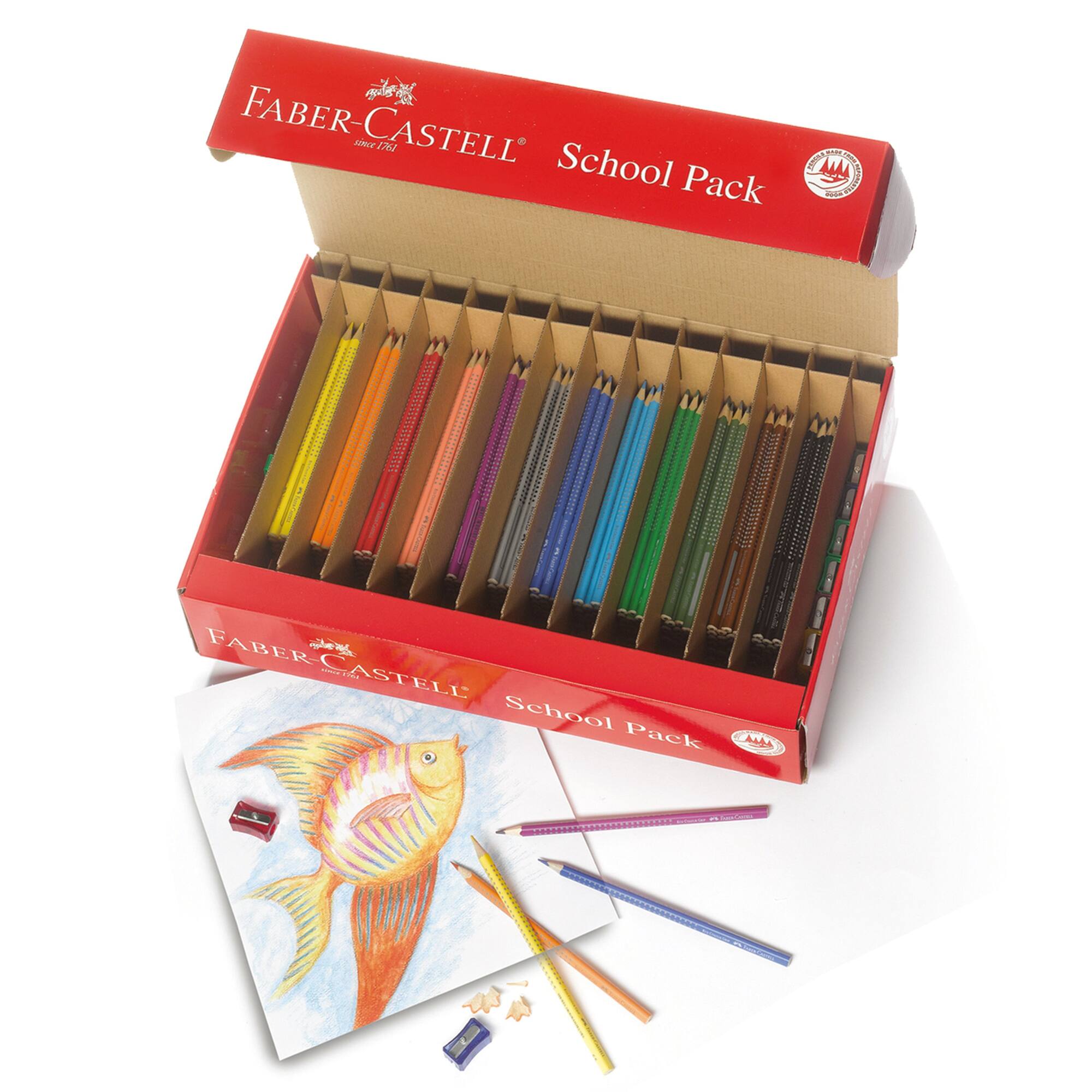 Faber-Castell® 288-Piece Watercolor Pencils School Pack